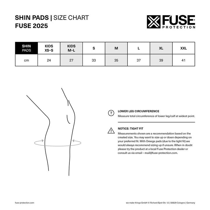 FUSE ALPHA PLUS SHIN PAD COMBO
