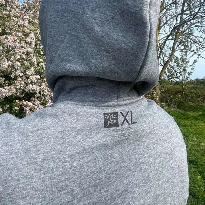 People's Store MARIE JADE  X BUDDY MFG  PATCH HOODED SWEATER