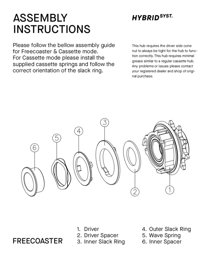 RADIO MTB SONAR FREECOASTER HUB