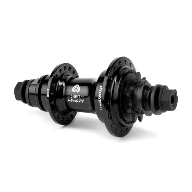 ÉCLAT SHIFT MEMORY FC/CS Hybrid Hub System, 36H, 3/8" fem. Bolt Axle