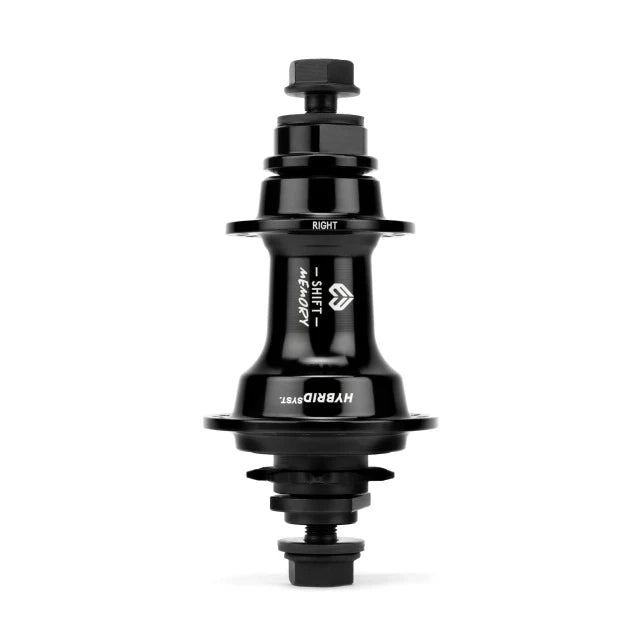 ÉCLAT SHIFT MEMORY FC/CS Hybrid Hub System, 36H, 3/8" fem. Bolt Axle
