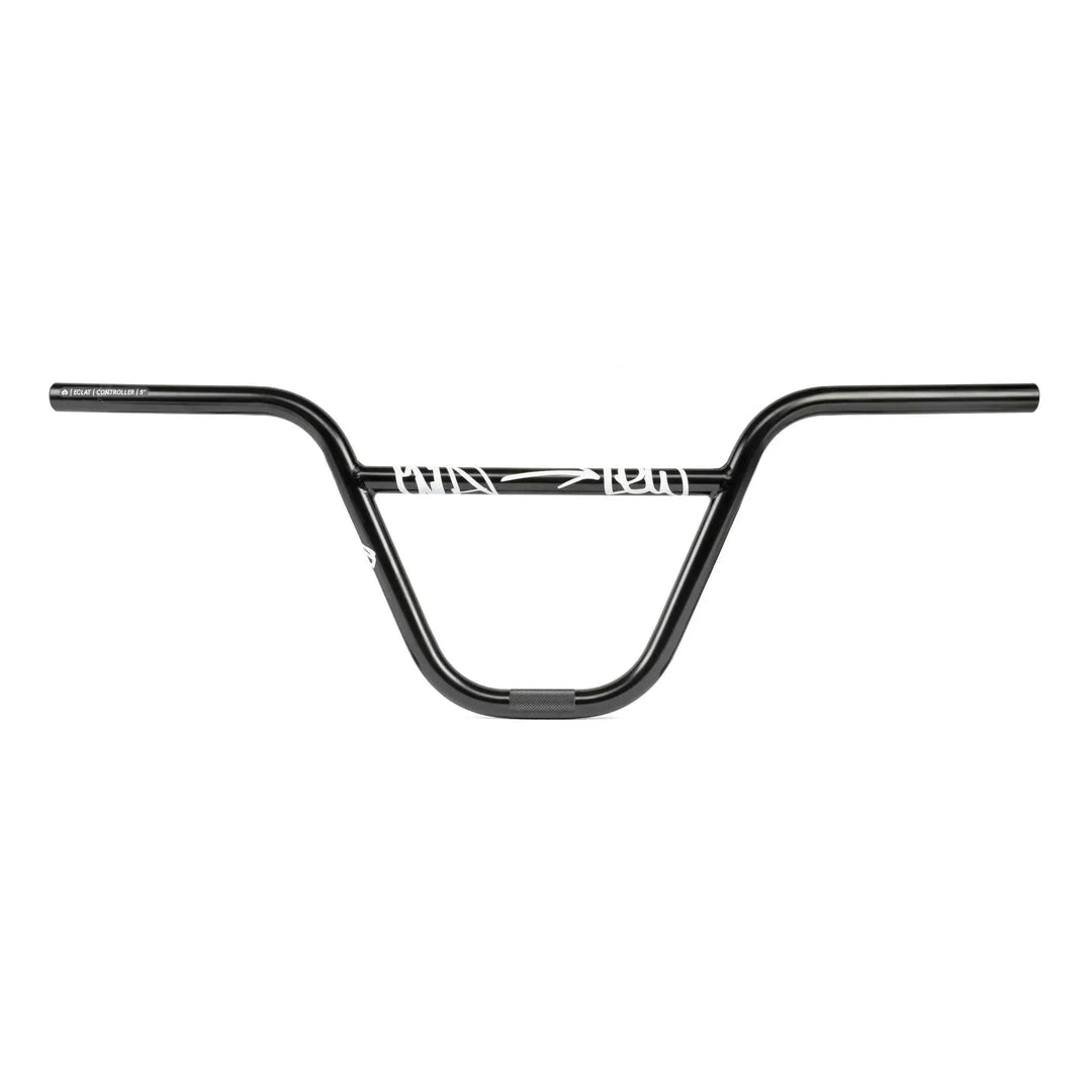 Black Éclat PRO Lewis Mills signature BMX controller handlebar with adjustable rise and 4130 crmo tubing