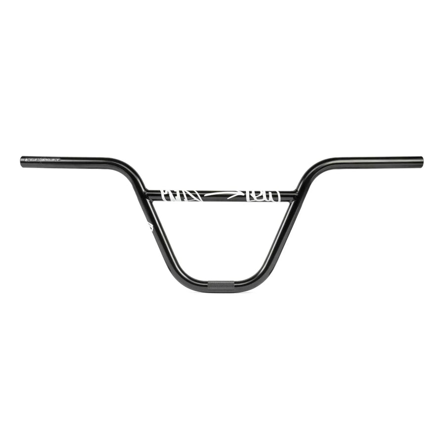 Black Éclat PRO Lewis Mills signature BMX controller handlebar with adjustable rise and 4130 crmo tubing