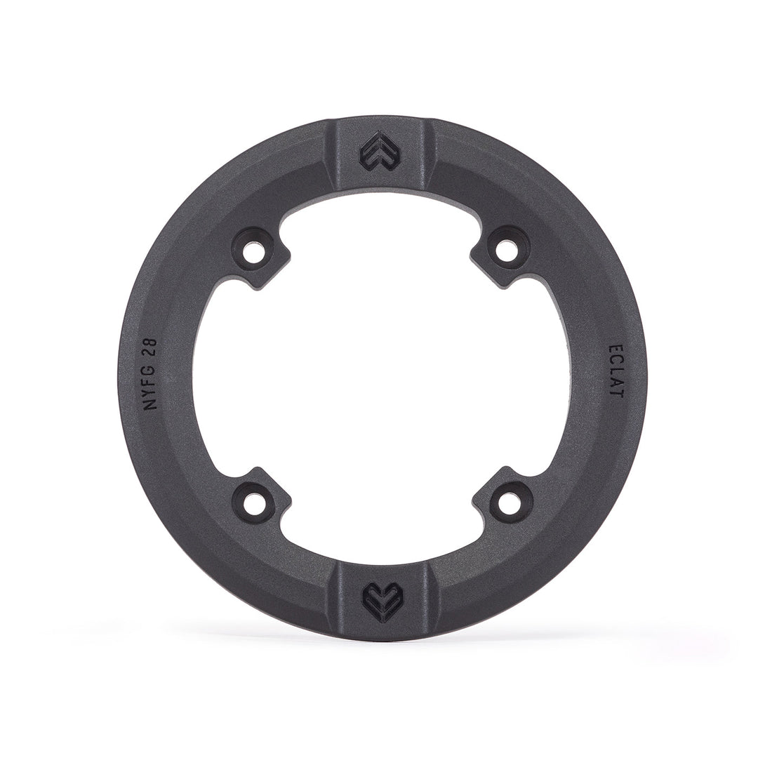 Black 10mm thick Viper nylon guard sprocket compatible with Eclat AK and Elevate Guard Sprockets, made of durable nylon-fiberglass material with four bolt holes.