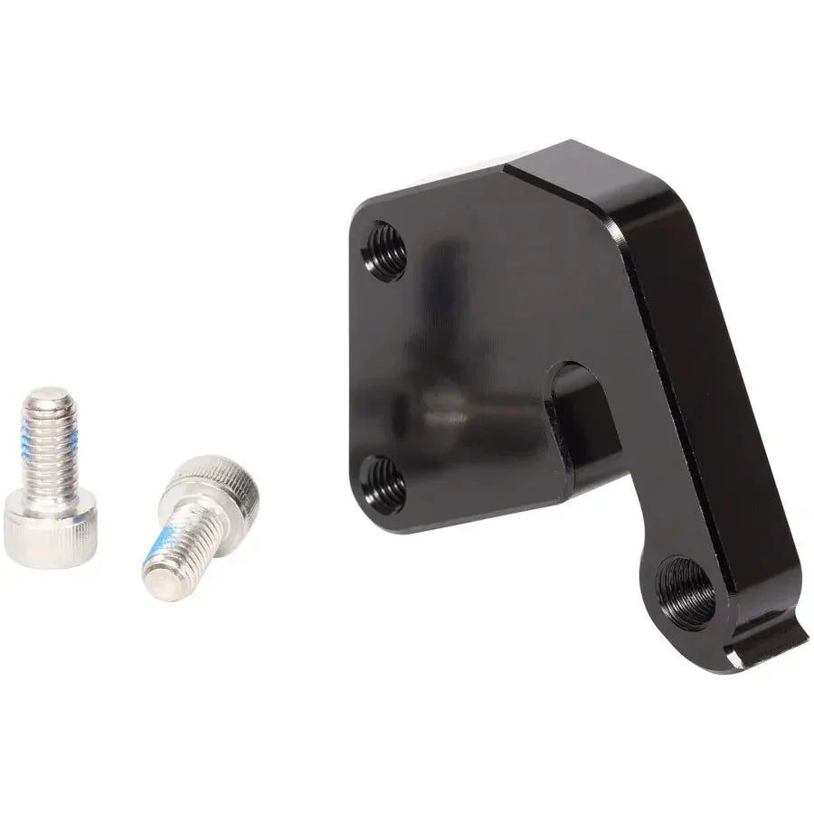 Black Radio Siren Dropout Plate with two silver mounting screws for security systems