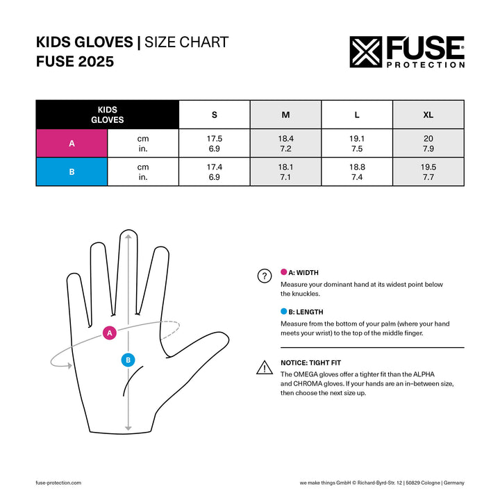 FUSE CHROMA GLOVE - K/O - BLACK