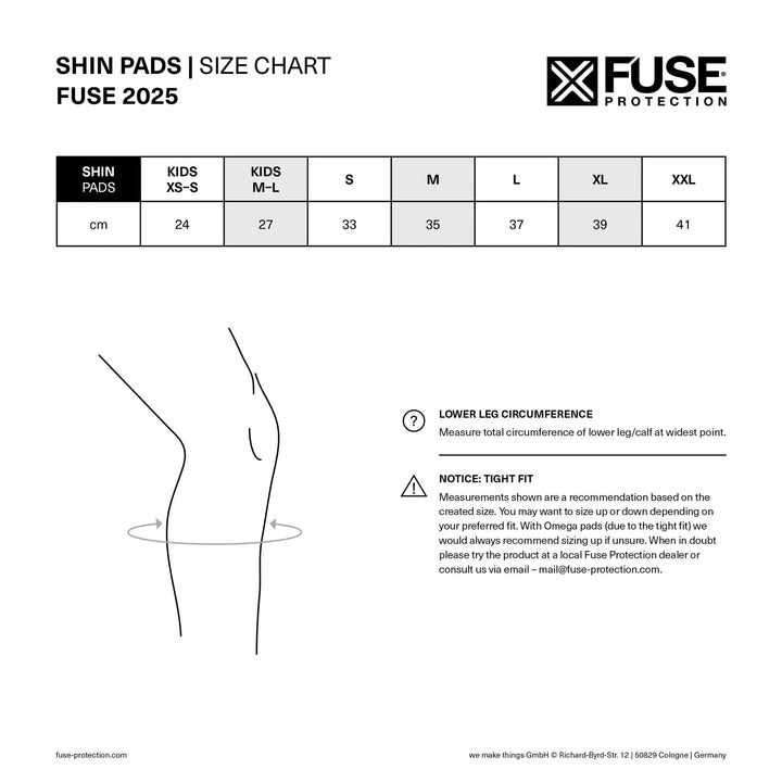 FUSE ALPHA CLASSIC EVO Shin Pad