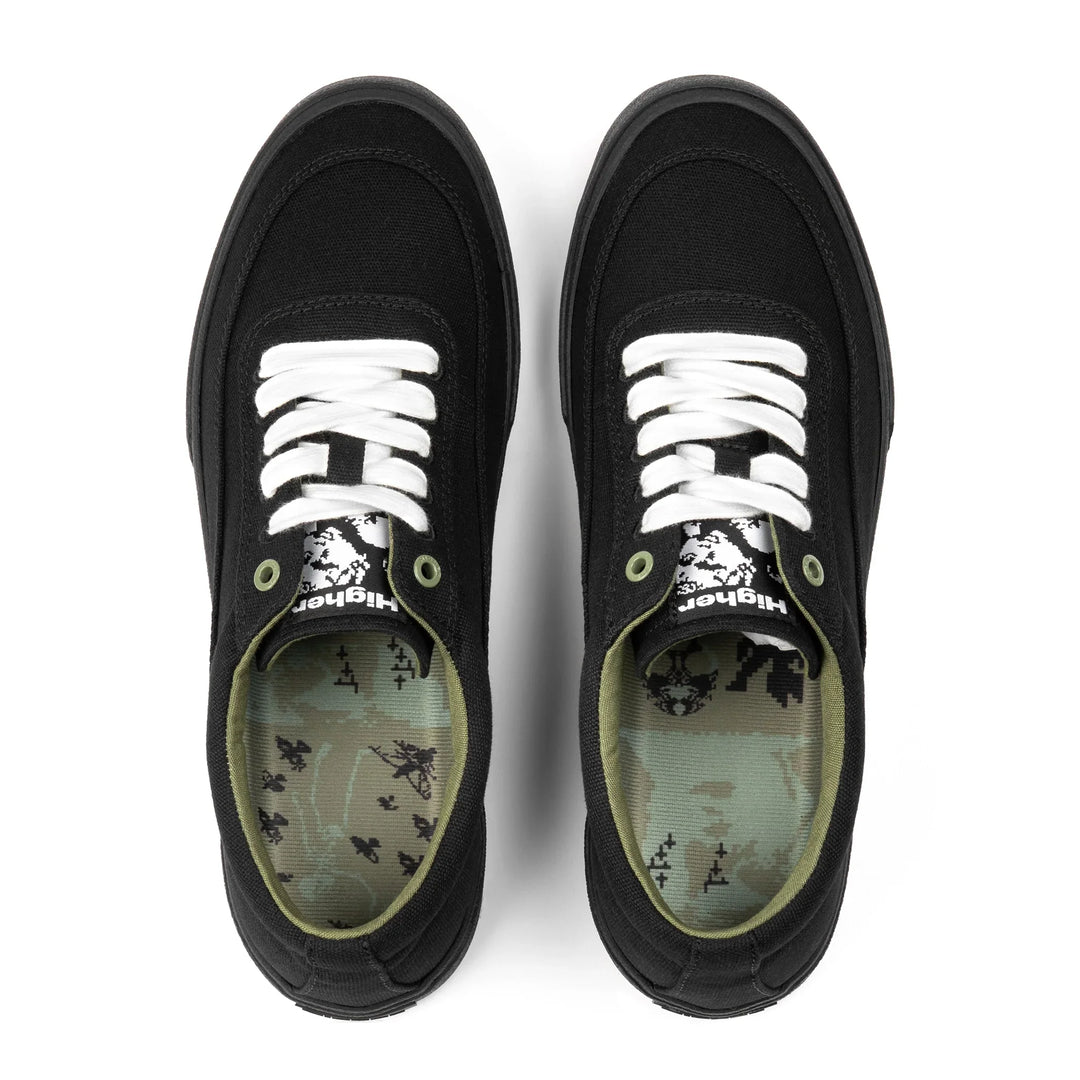 HIGHER CRYPT CANVAS BLACK