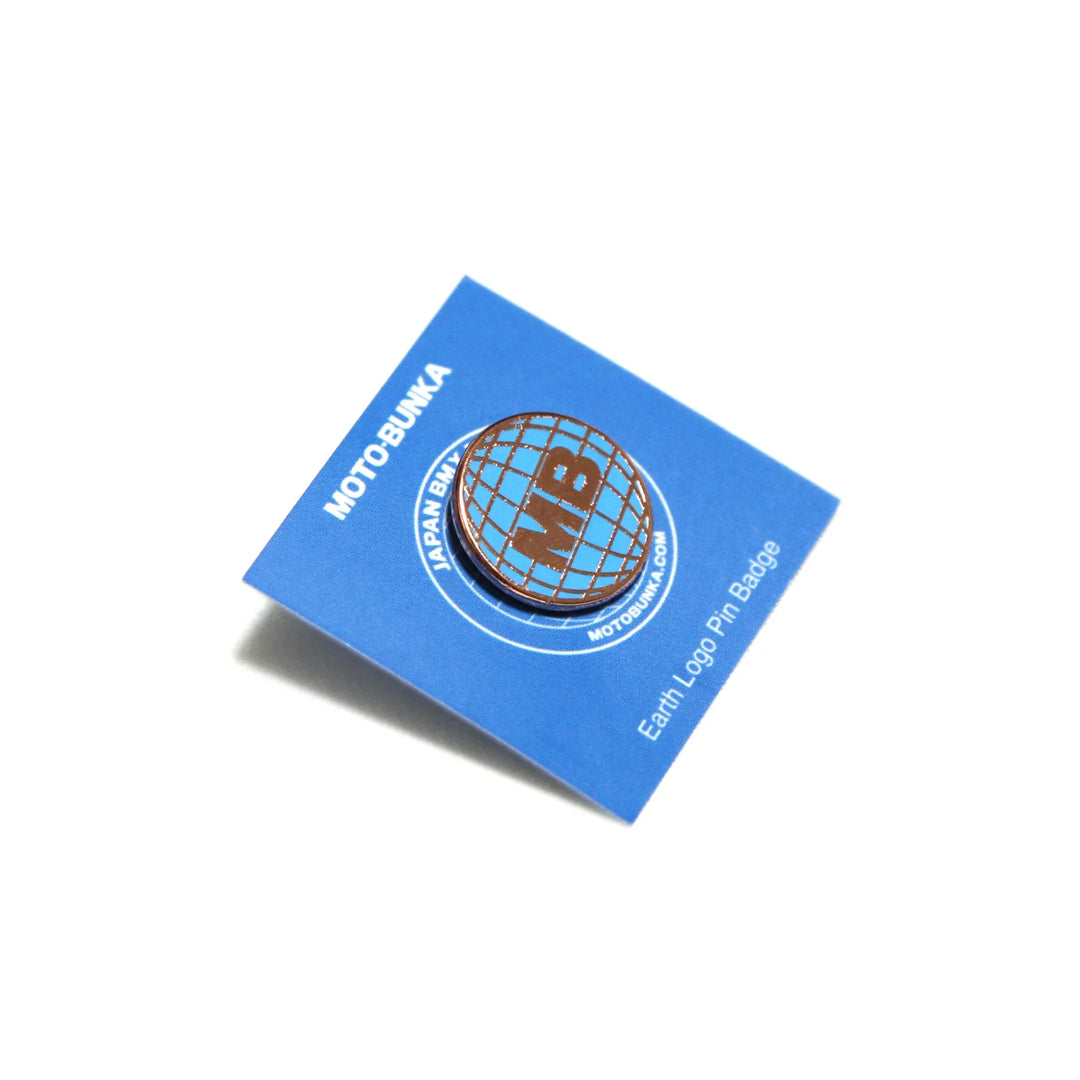 MOTO-BUNKA EARTH LOGO PIN BADGE