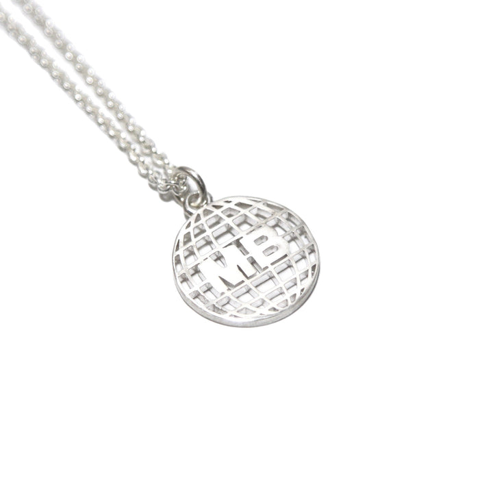 MOTO-BUNKA SILVER LOGO NECKLACE