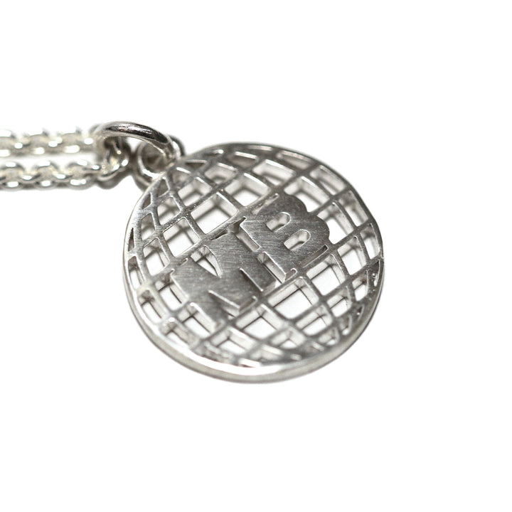 MOTO-BUNKA SILVER LOGO NECKLACE