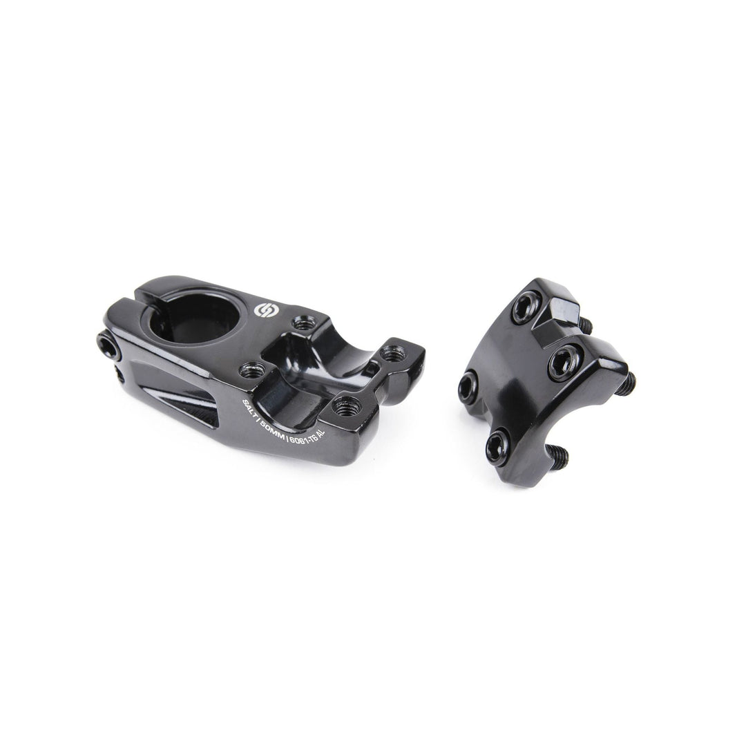 SALT AM 50 Topload Stem in black finish, featuring 33mm rise and 50mm reach.