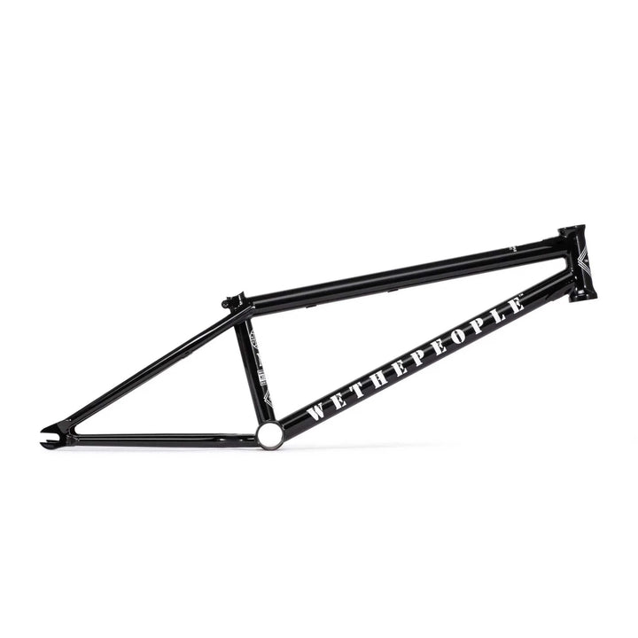 WETHEPEOPLE MESSAGE FRAME black lightweight technical BMX frame with durable 4130 chromoly tubing and custom cable brake mounts